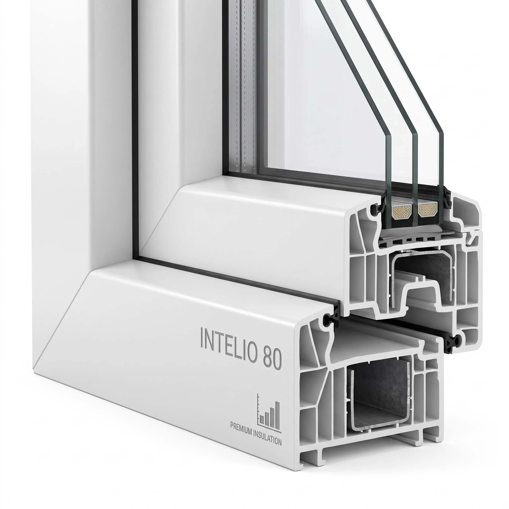 Профиль REHAU Intelio 80